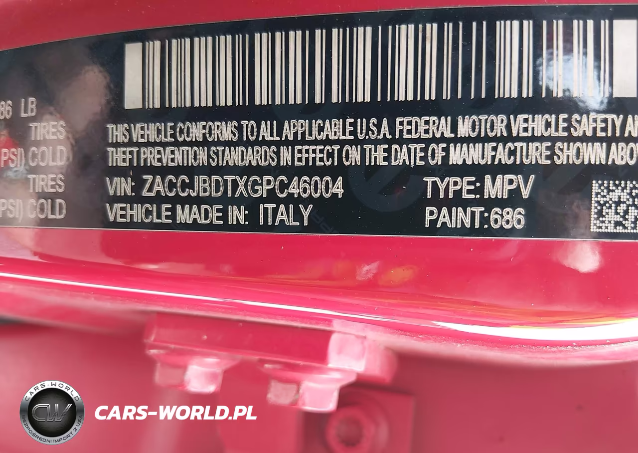 2016 Jeep Renegade Limited VIN:ZACCJBDTXGPC46004 - 9