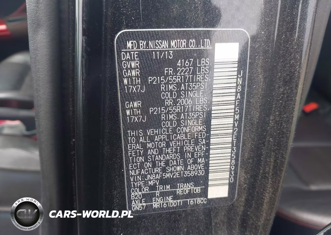 2014 Nissan Juke Sl VIN:JN8AF5MV2ET358930 - 9