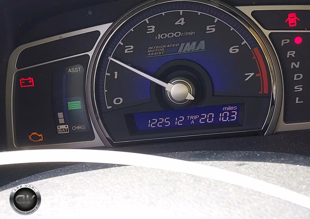 2007 Honda Civic Hybrid VIN:JHMFA36217S019249 - 7