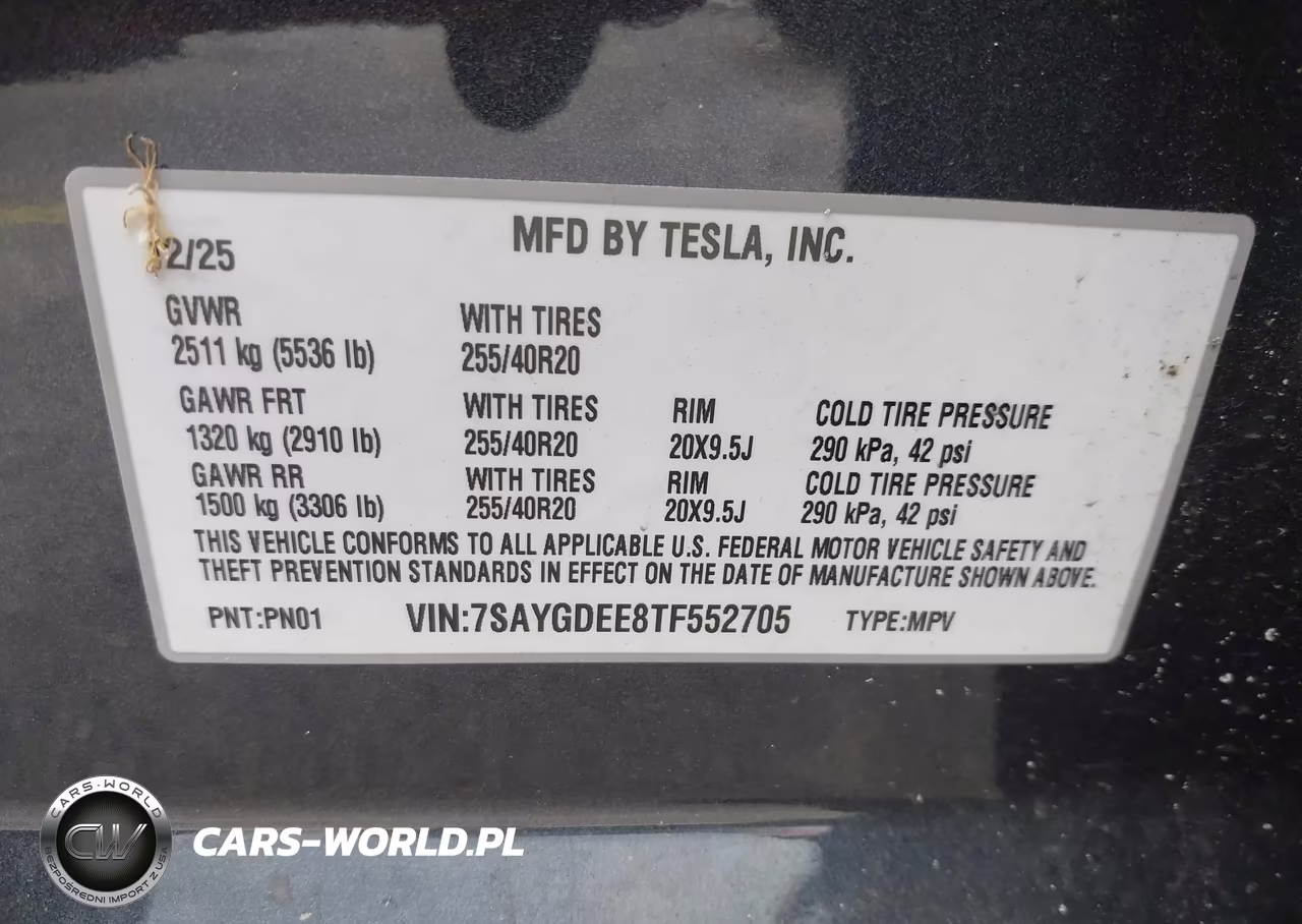 2026 Tesla Model Y All-Wheel Drive-Long Range Launch Series-Premium All-Wheel Drive VIN:7SAYGDEE8TF552705 - 9
