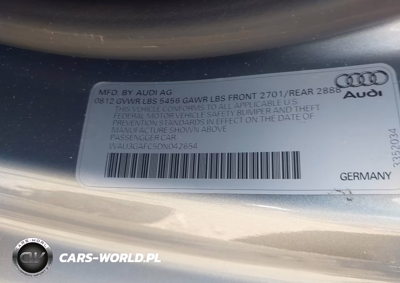 2013 Audi A7 3.0T Premium VIN:WAU3GAFC5DN042654 - 9