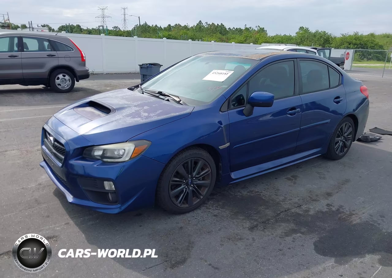 2015 Subaru Wrx Limited VIN:JF1VA1J62F8821497 - 2