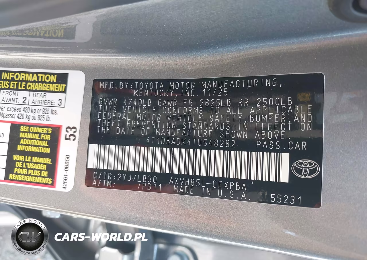 2026 Toyota Camry Xse VIN:4T1DBADK4TU548282 - 9
