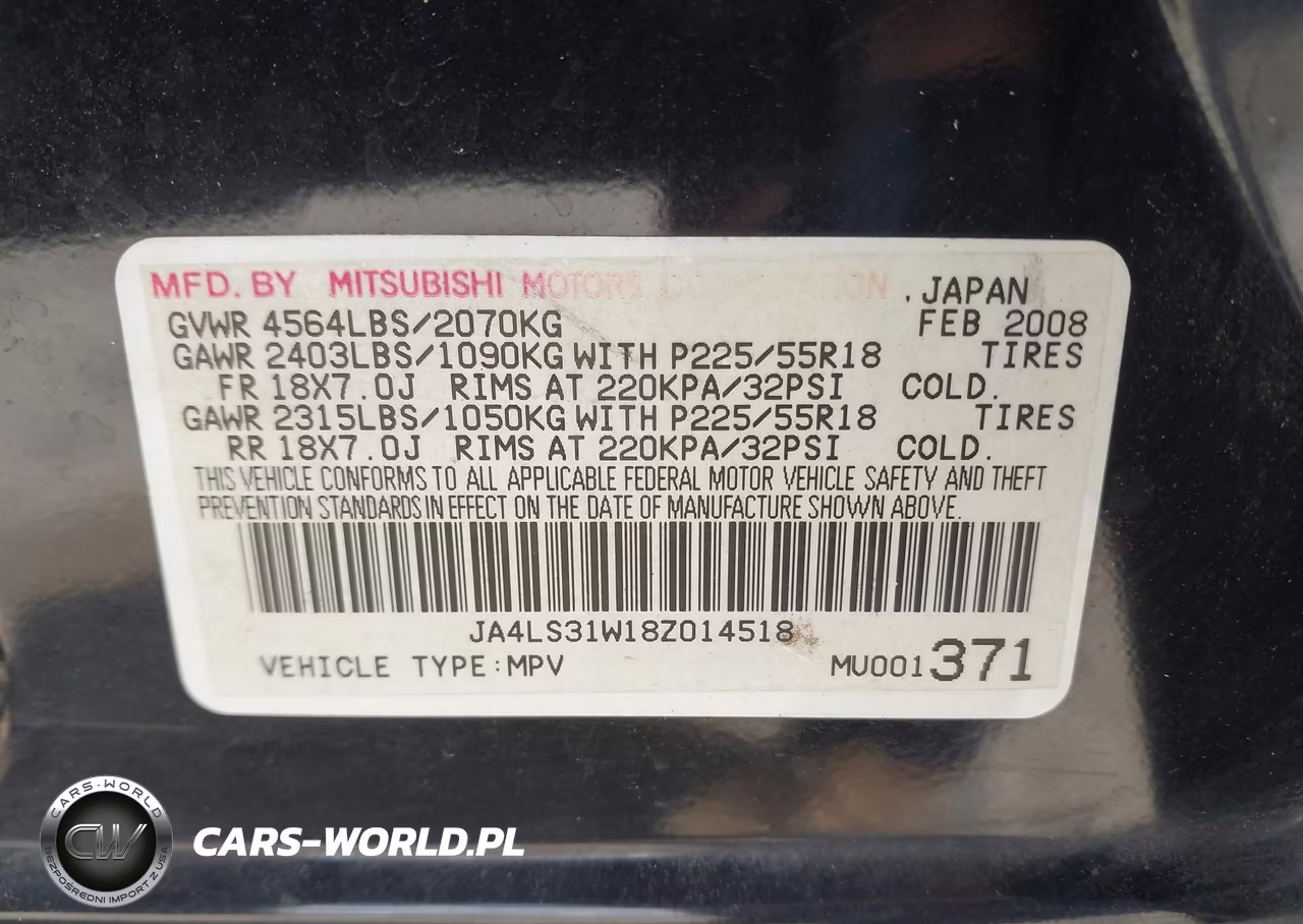 2008 Mitsubishi Outlander Se VIN:JA4LS31W18Z014518 - 9