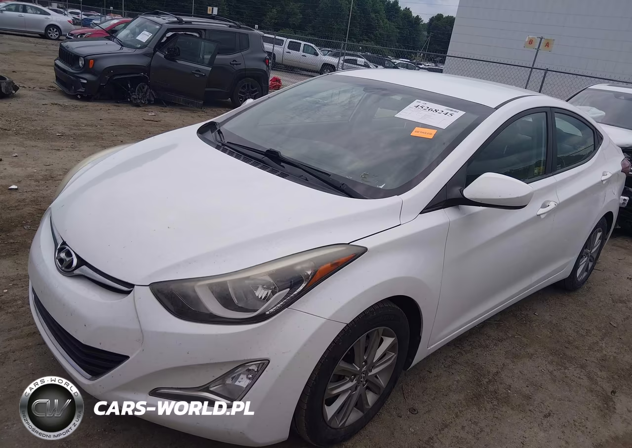 2015 Hyundai Elantra Se VIN:5NPDH4AE9FH560543 - 2