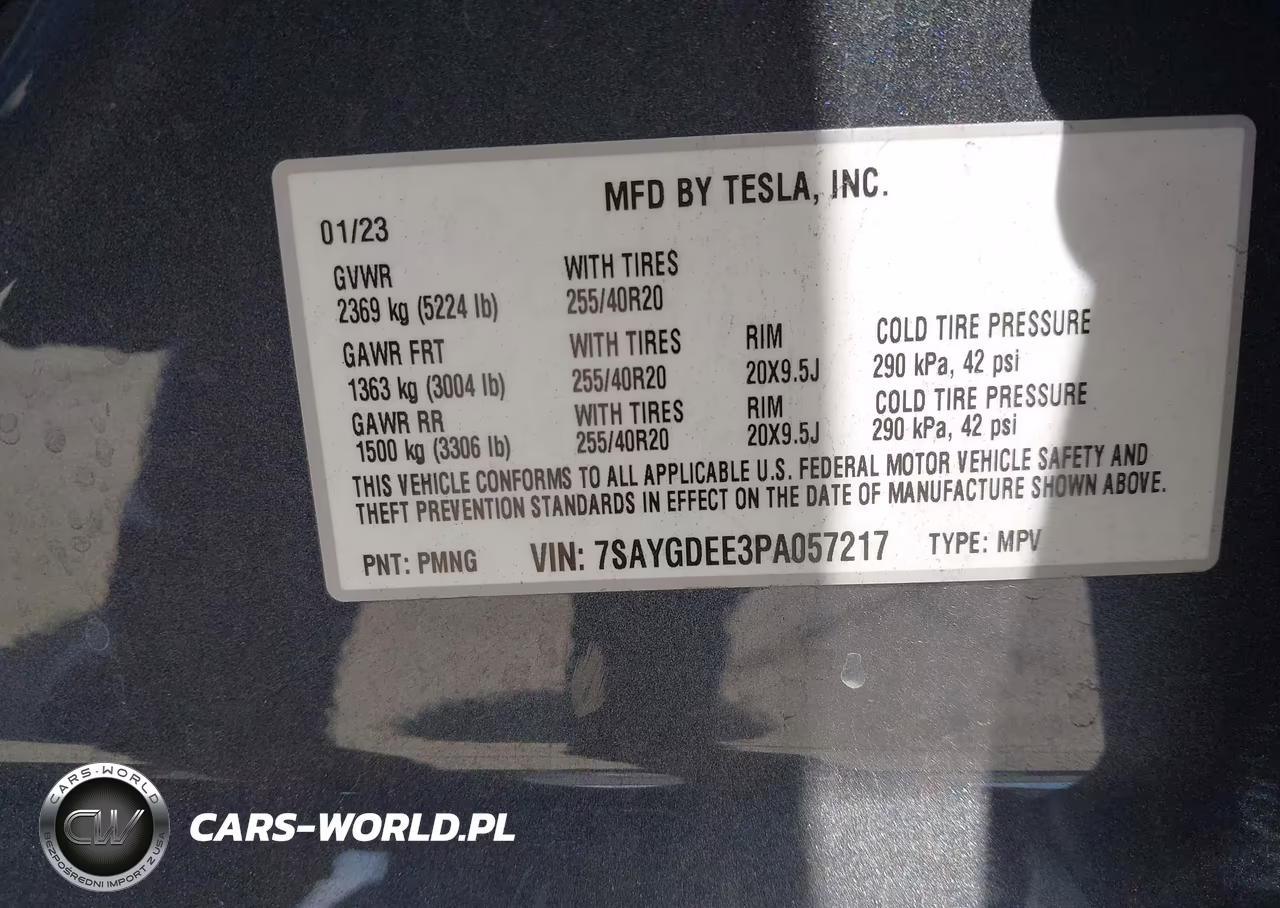 2023 Tesla Model Y Awd-Long Range Dual Motor All-Wheel Drive VIN:7SAYGDEE3PA057217 - 9