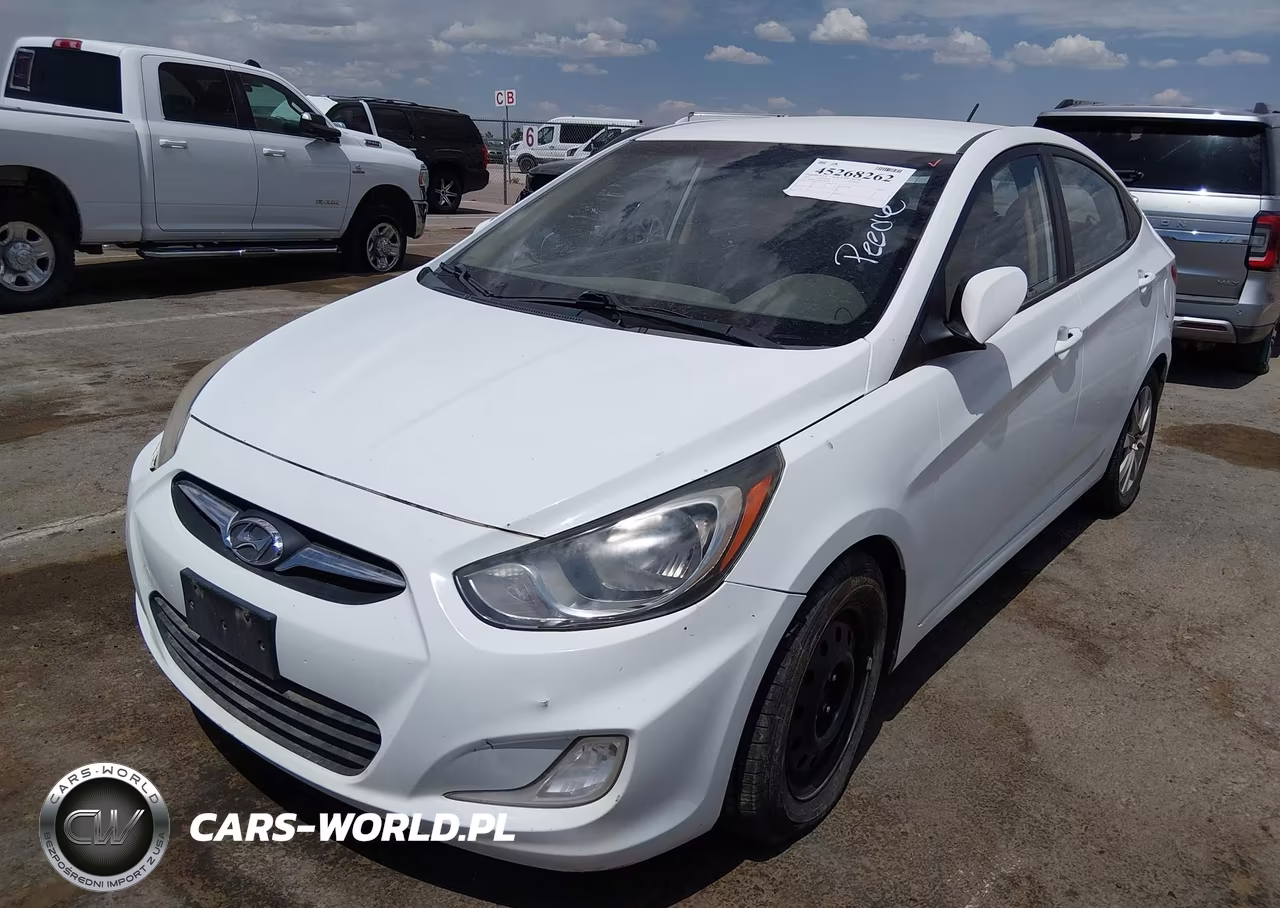 2012 Hyundai Accent Gls VIN:KMHCU4AE0CU184383 - 2