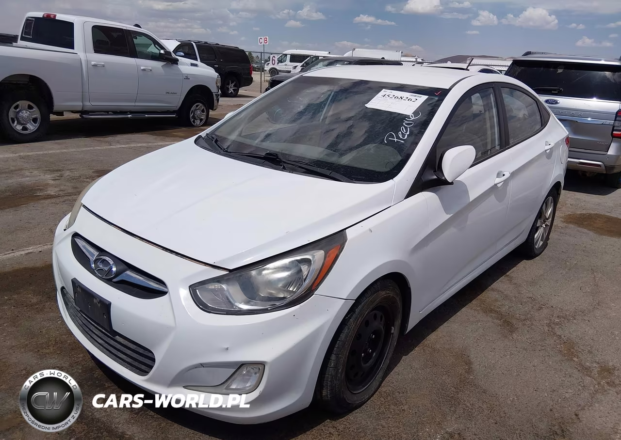 2012 Hyundai Accent Gls VIN:KMHCU4AE0CU184383 - 6