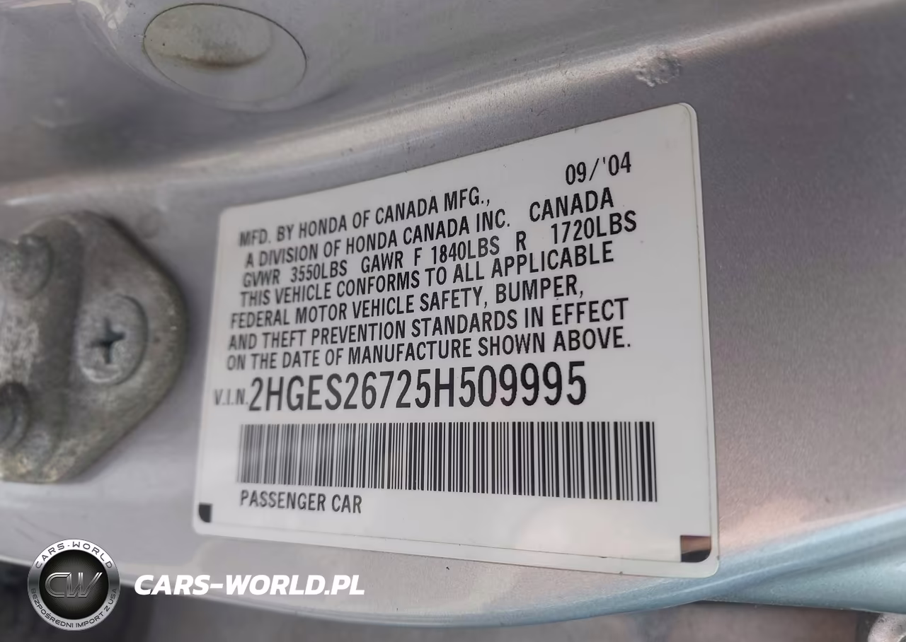 2005 Honda Civic Ex VIN:2HGES26725H509995 - 9