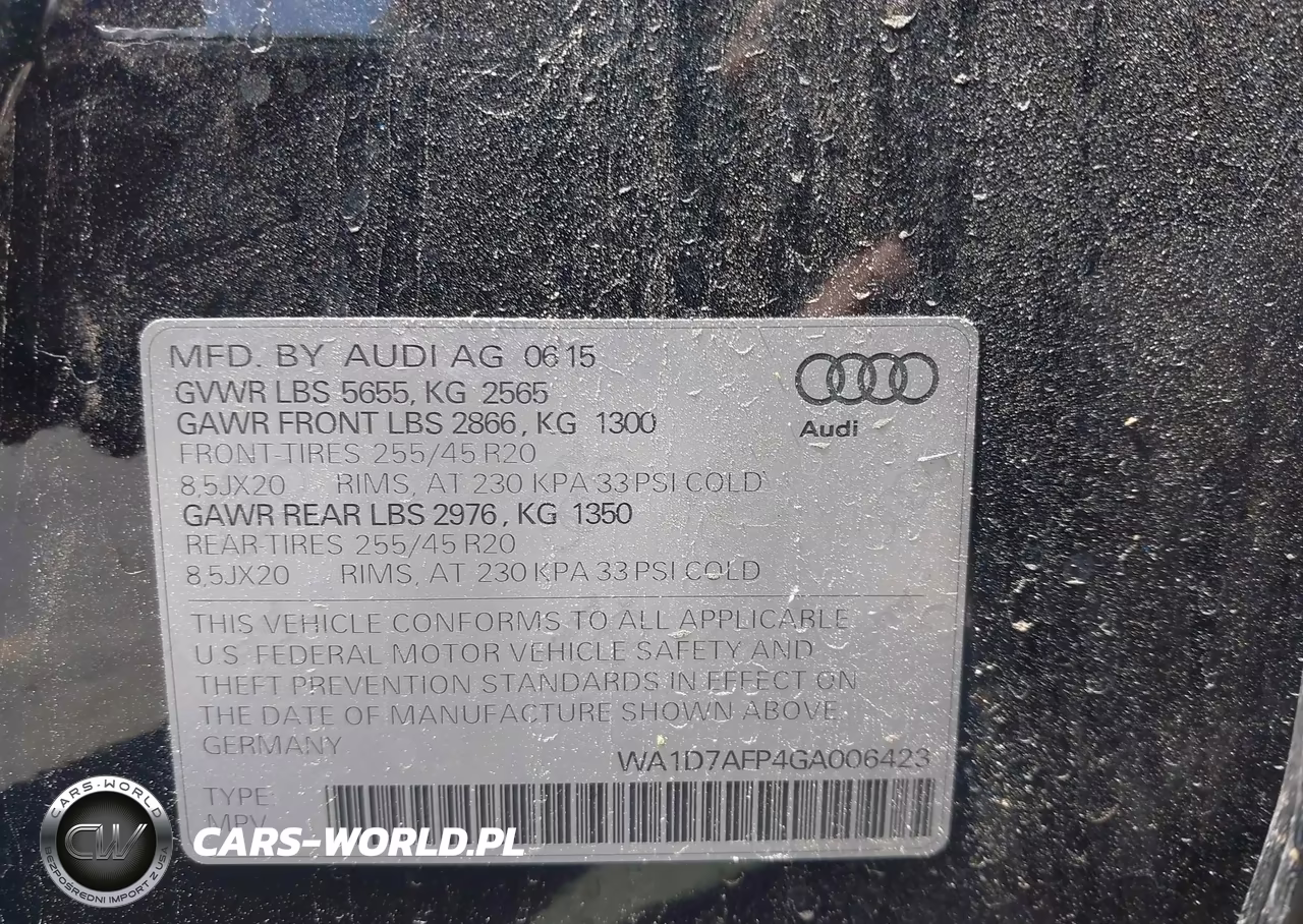 2016 Audi Q5 3.0T Premium Plus VIN:WA1D7AFP4GA006423 - 9
