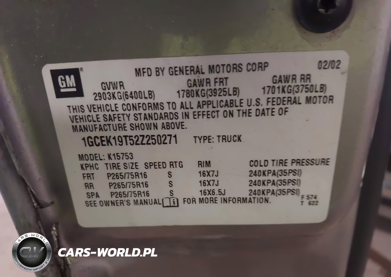 2002 Chevrolet Silverado 1500 Lt VIN:1GCEK19T52Z250271 - 9