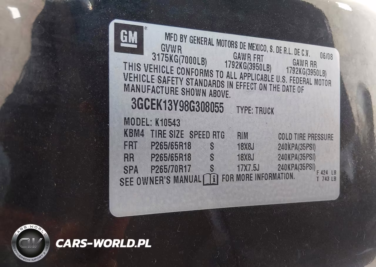 2008 Chevrolet Silverado 1500 Ltz VIN:3GCEK13Y98G308055 - 9