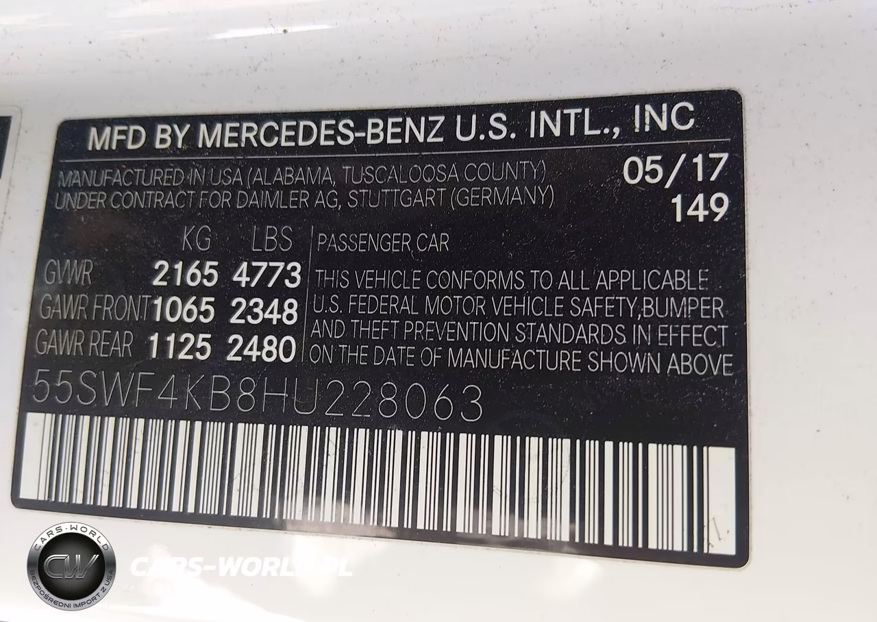 2017 Mercedes-Benz C 300 4Matic VIN:55SWF4KB8HU228063 - 9