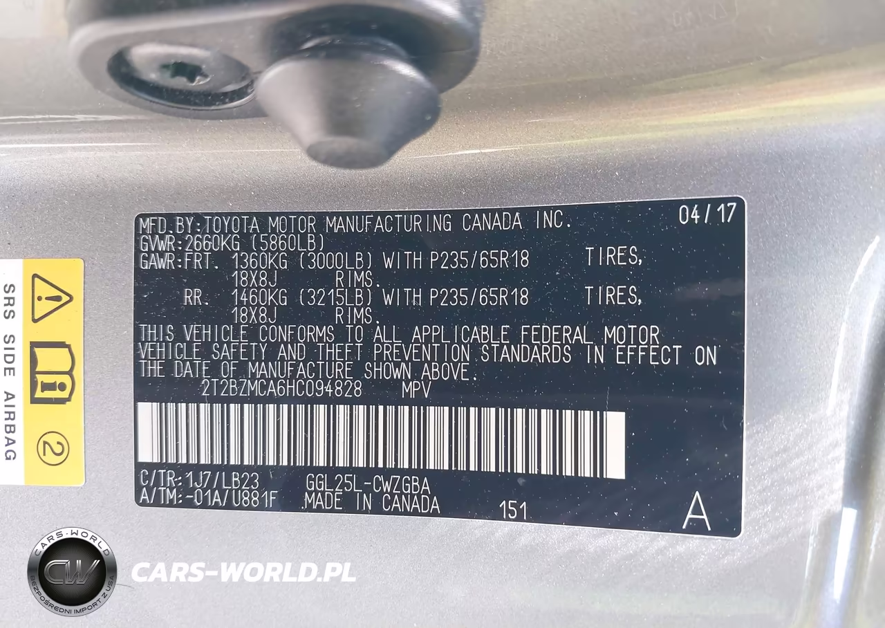 2017 Lexus Rx 350 VIN:2T2BZMCA6HC094828 - 9
