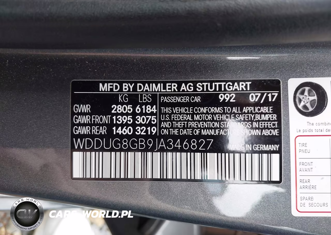 2018 Mercedes-Benz S 560 4Matic VIN:WDDUG8GB9JA346827 - 9