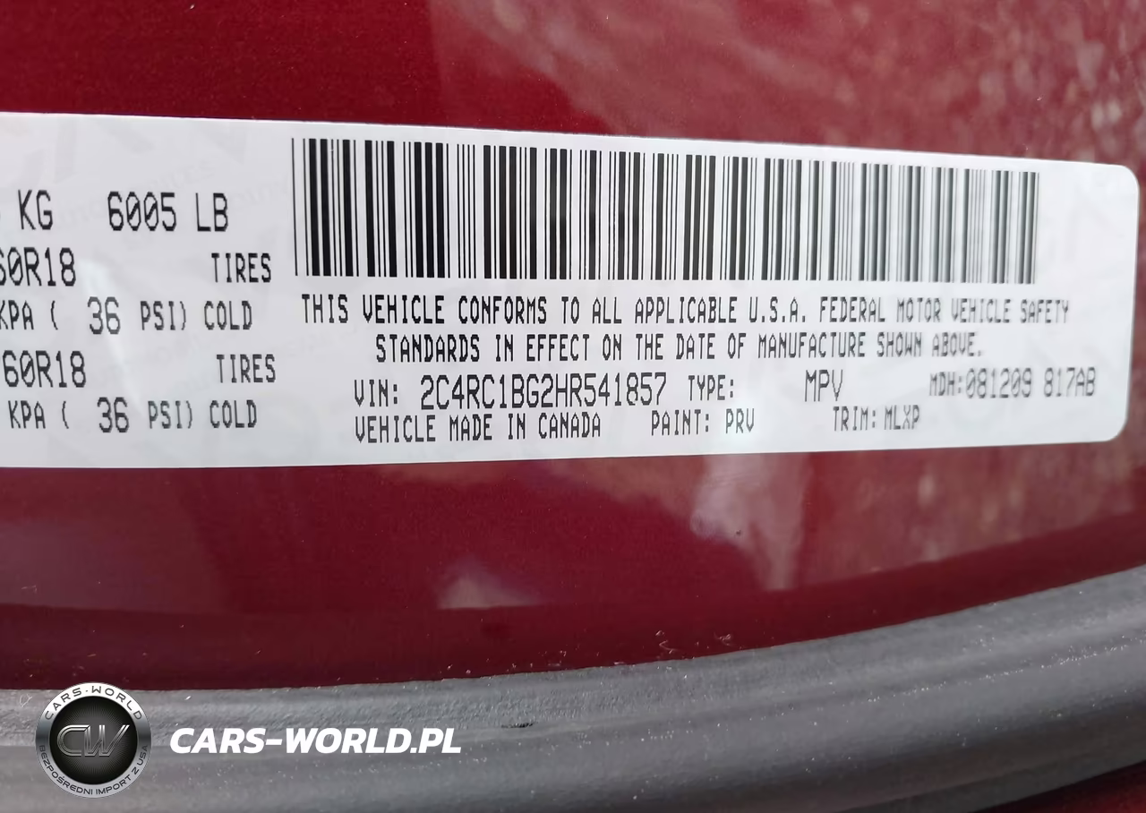 2017 Chrysler Pacifica Touring-L VIN:2C4RC1BG2HR541857 - 9