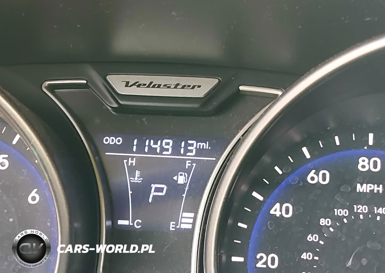 2014 Hyundai Veloster Turbo W-Blue VIN:KMHTC6AE9EU195562 - 16