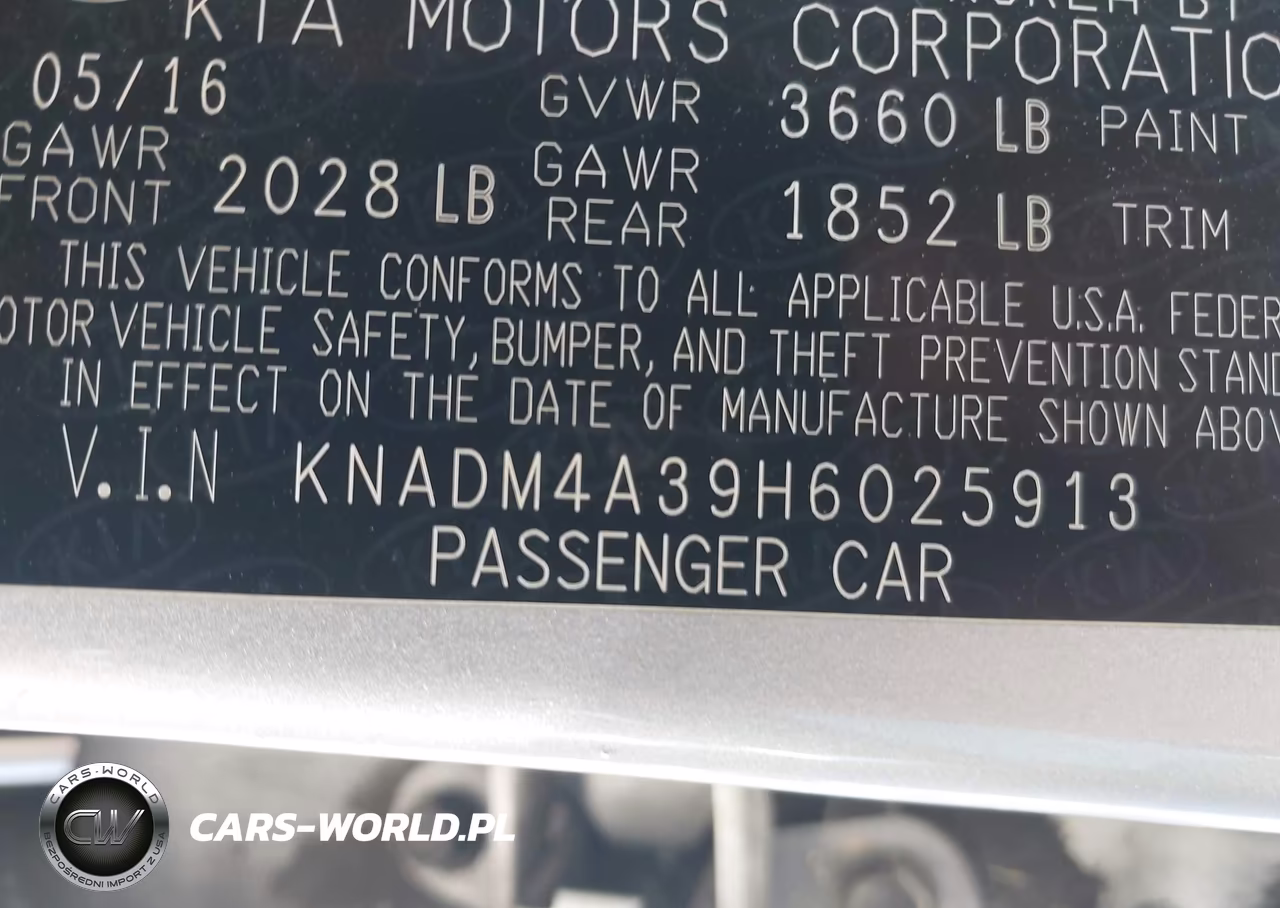 2017 Kia Rio Lx VIN:KNADM4A39H6025913 - 9
