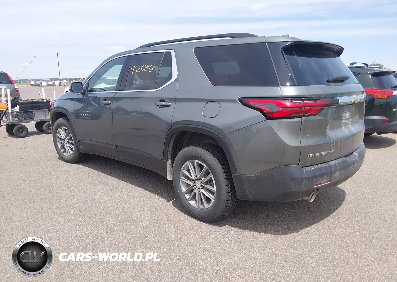 2022 Chevrolet Traverse Awd Lt Cloth VIN:1GNEVGKW4NJ168136 - 3