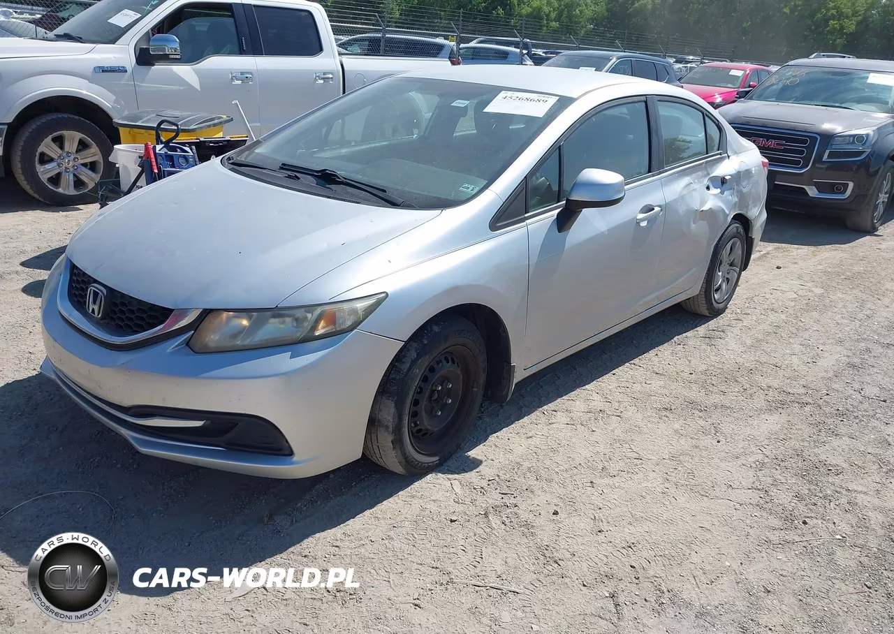 2013 Honda Civic Lx VIN:19XFB2F58DE050595 - 2