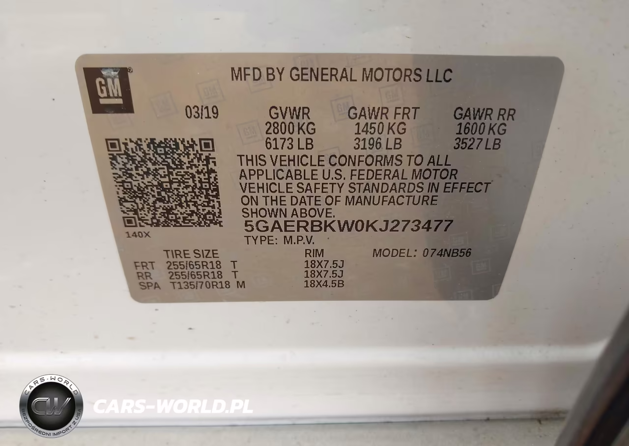2019 Buick Enclave Fwd Essence VIN:5GAERBKW0KJ273477 - 9