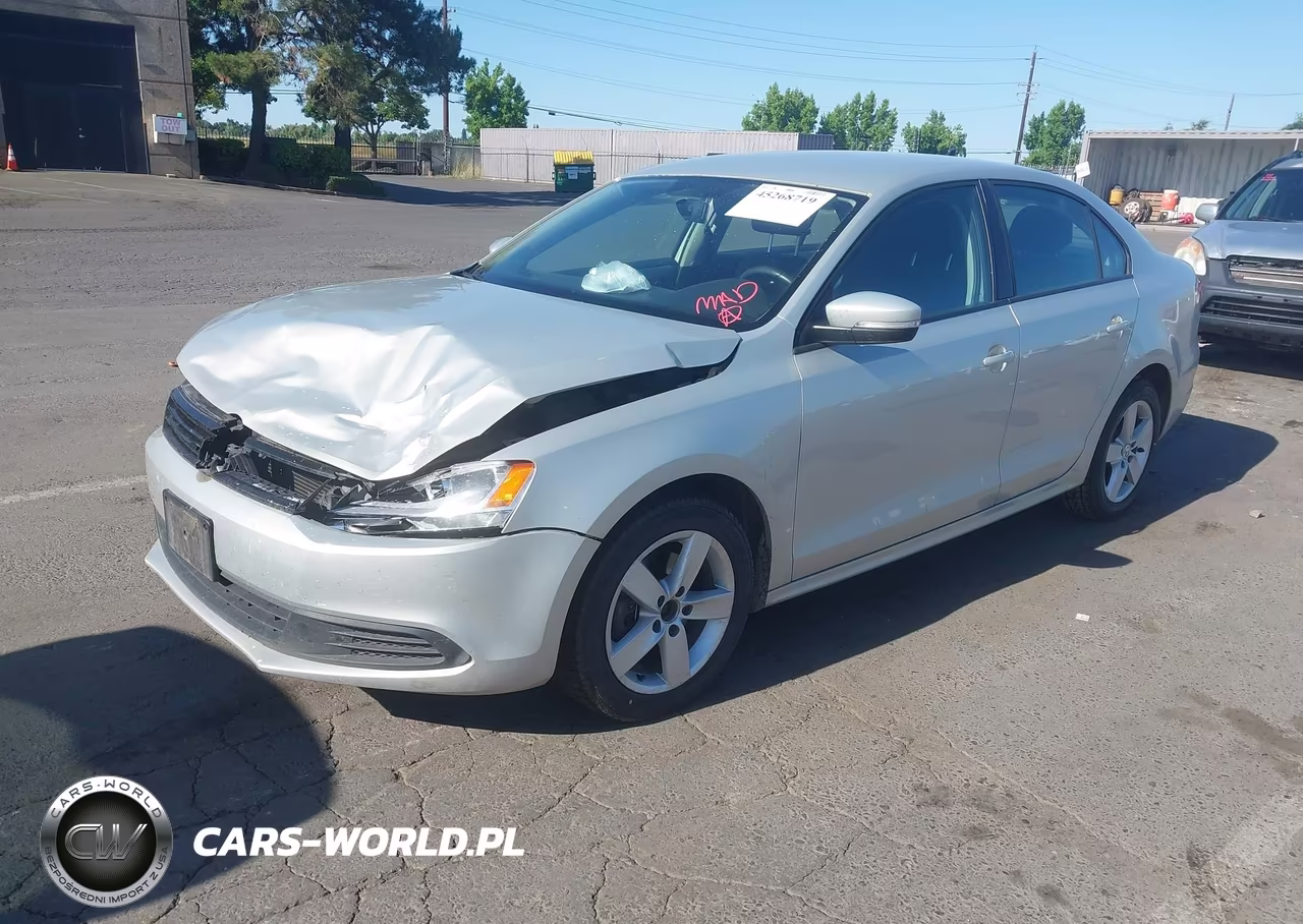 2012 Volkswagen Jetta 2.0L Tdi VIN:3VW3L7AJ6CM017811 - 2