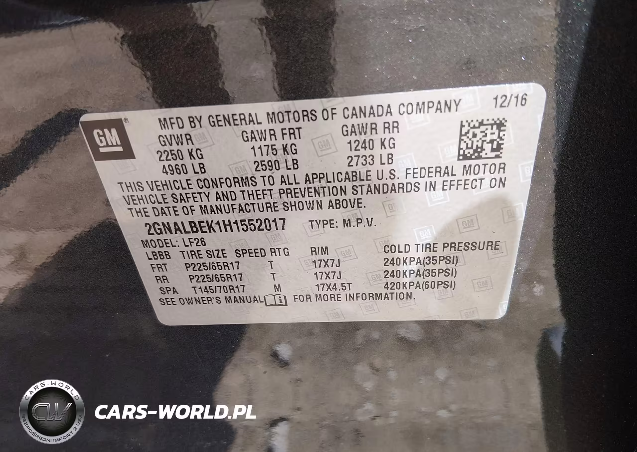 2017 Chevrolet Equinox Ls VIN:2GNALBEK1H1552017 - 9