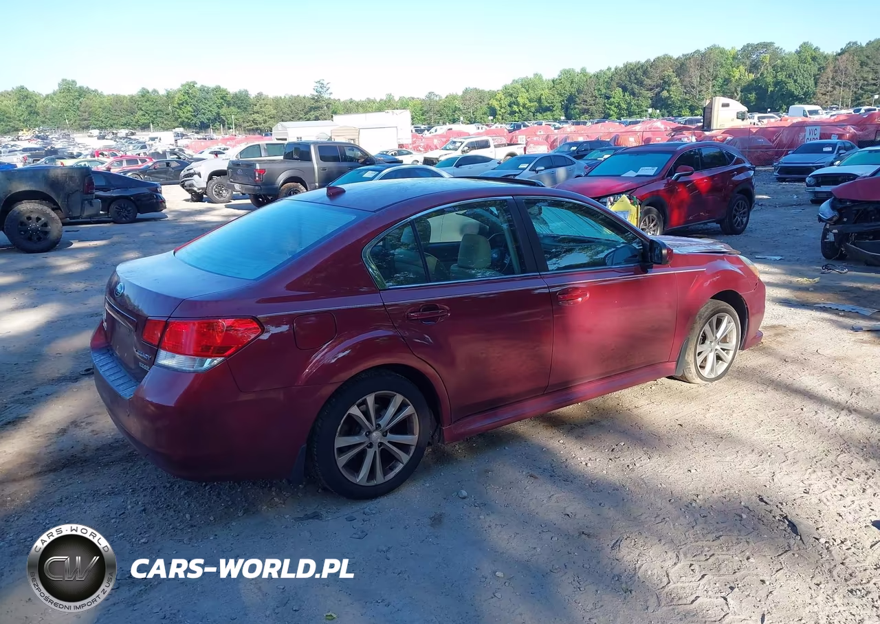 2013 Subaru Legacy 2.5I Limited VIN:4S3BMBK60D3011109 - 4