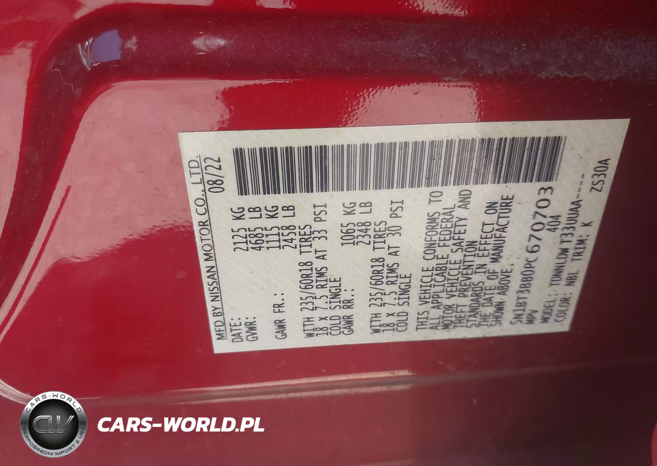 2023 Nissan Rogue Sv Intelligent Awd VIN:5N1BT3BB0PC670703 - 9