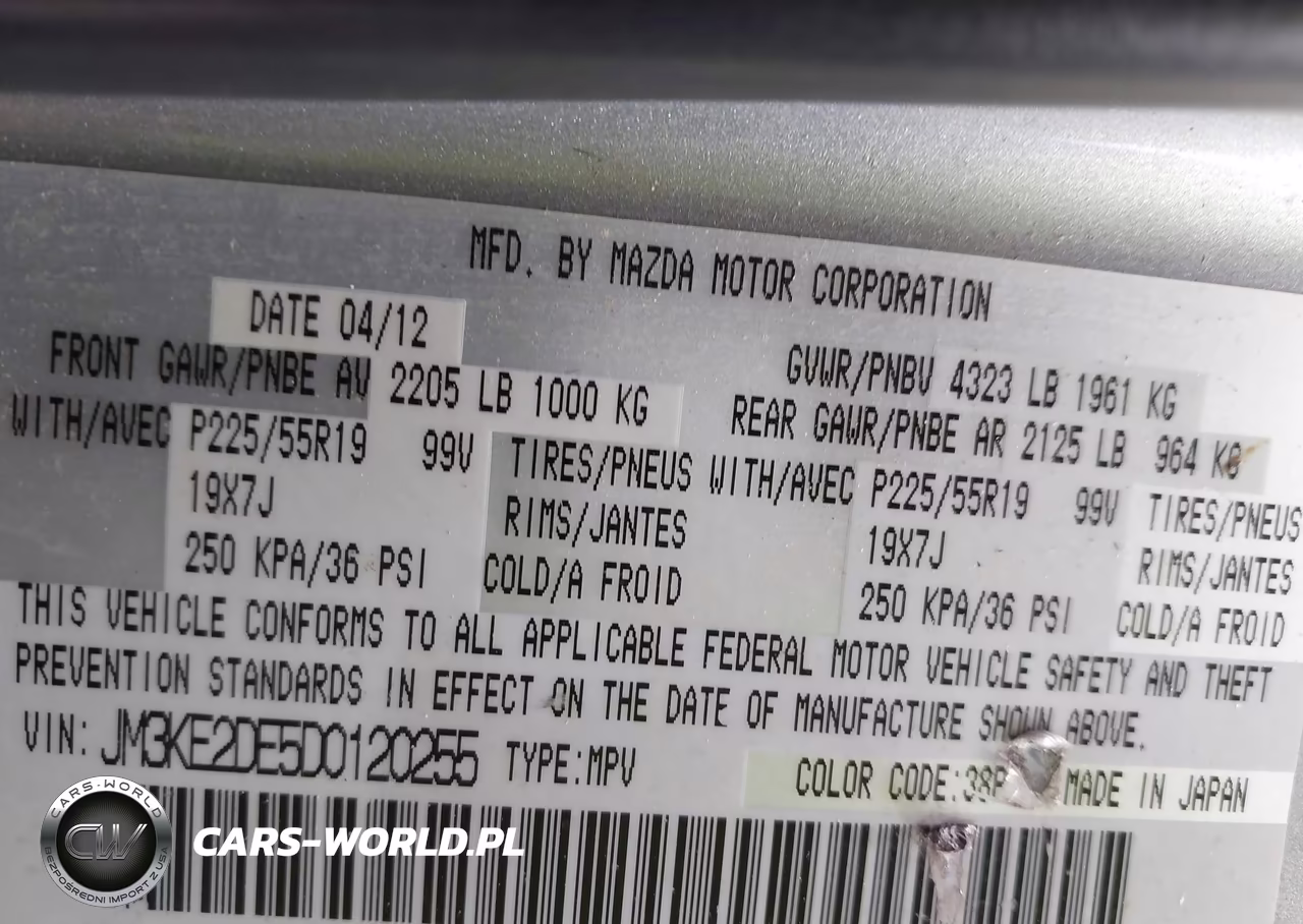 2013 Mazda Cx-5 Grand Touring VIN:JM3KE2DE5D0120255 - 9