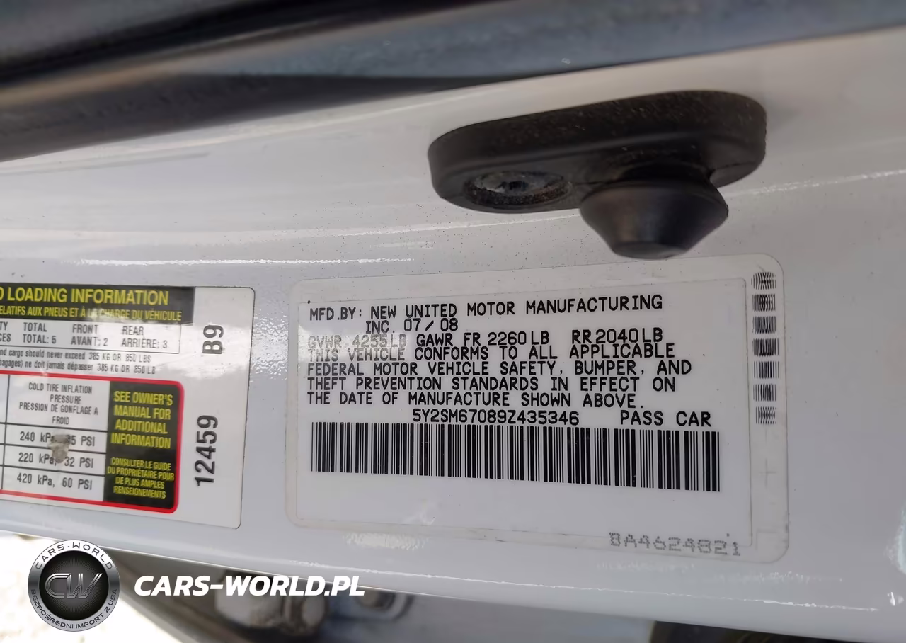 2009 Pontiac Vibe VIN:5Y2SM67089Z435346 - 9