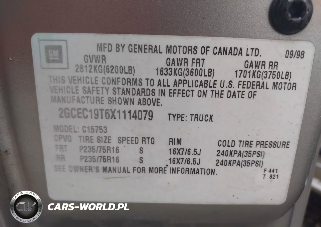 1999 Chevrolet Silverado 1500 Ls VIN:2GCEC19T6X1114079 - 9