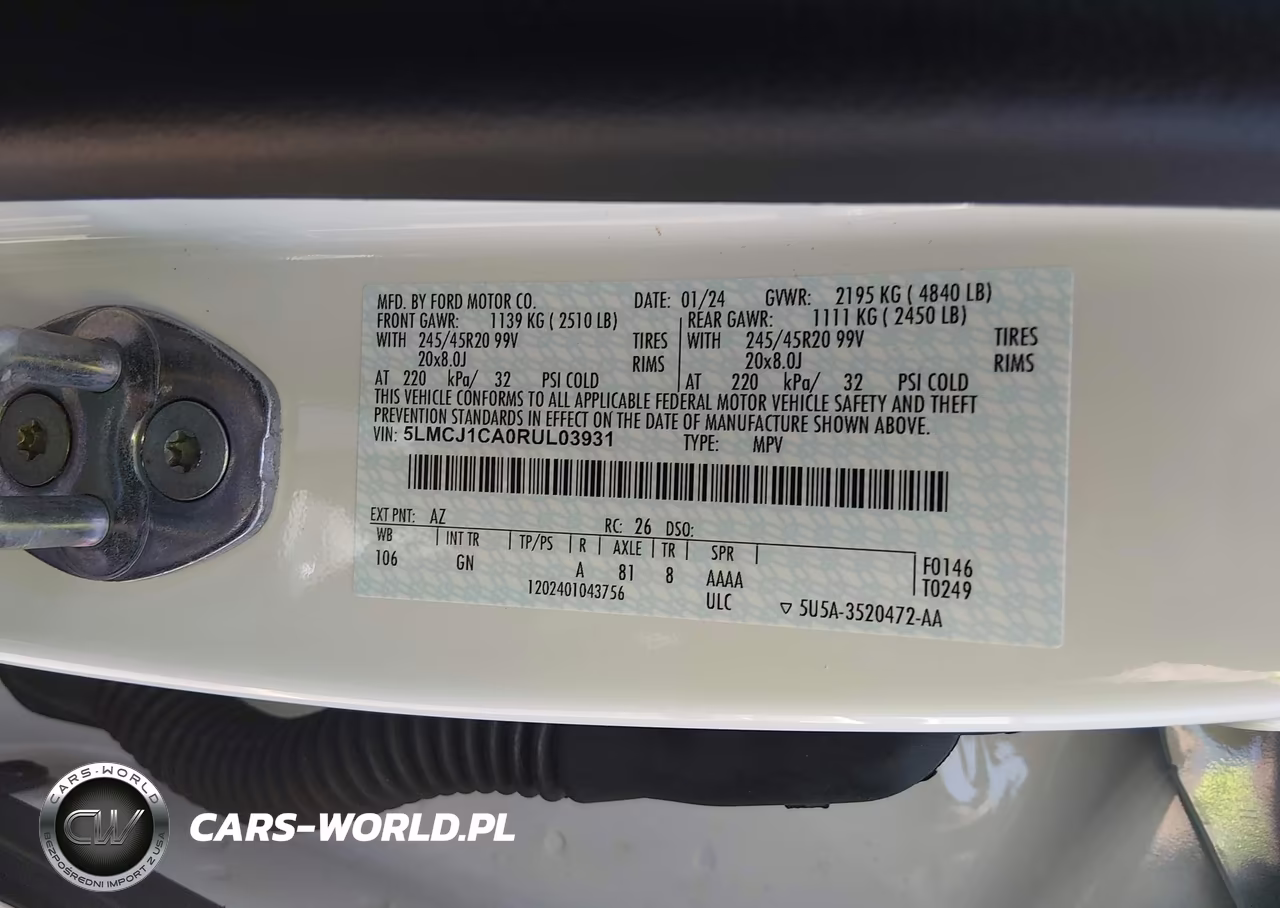 2024 Lincoln Corsair Premiere VIN:5LMCJ1CA0RUL03931 - 9