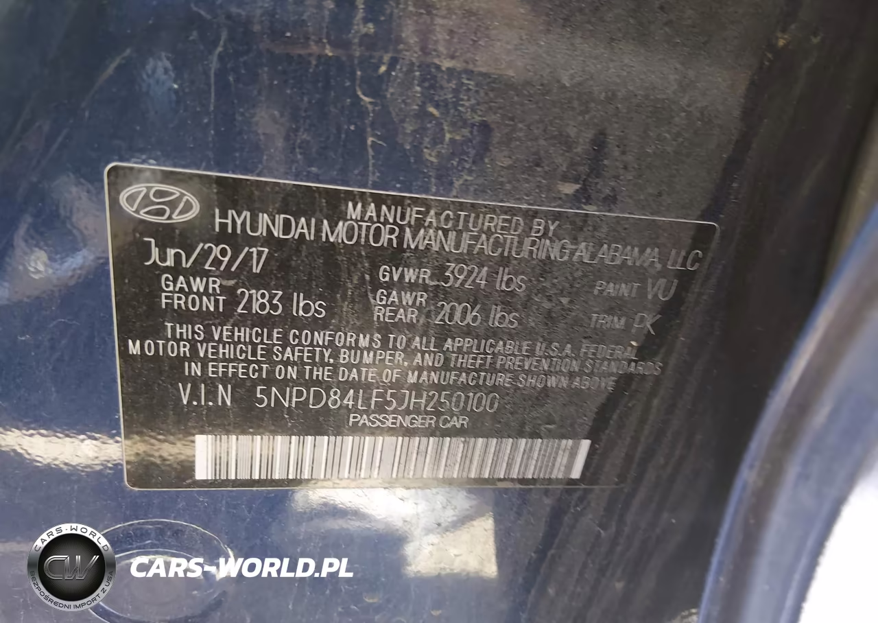 2018 Hyundai Elantra Sel VIN:5NPD84LF5JH250100 - 9