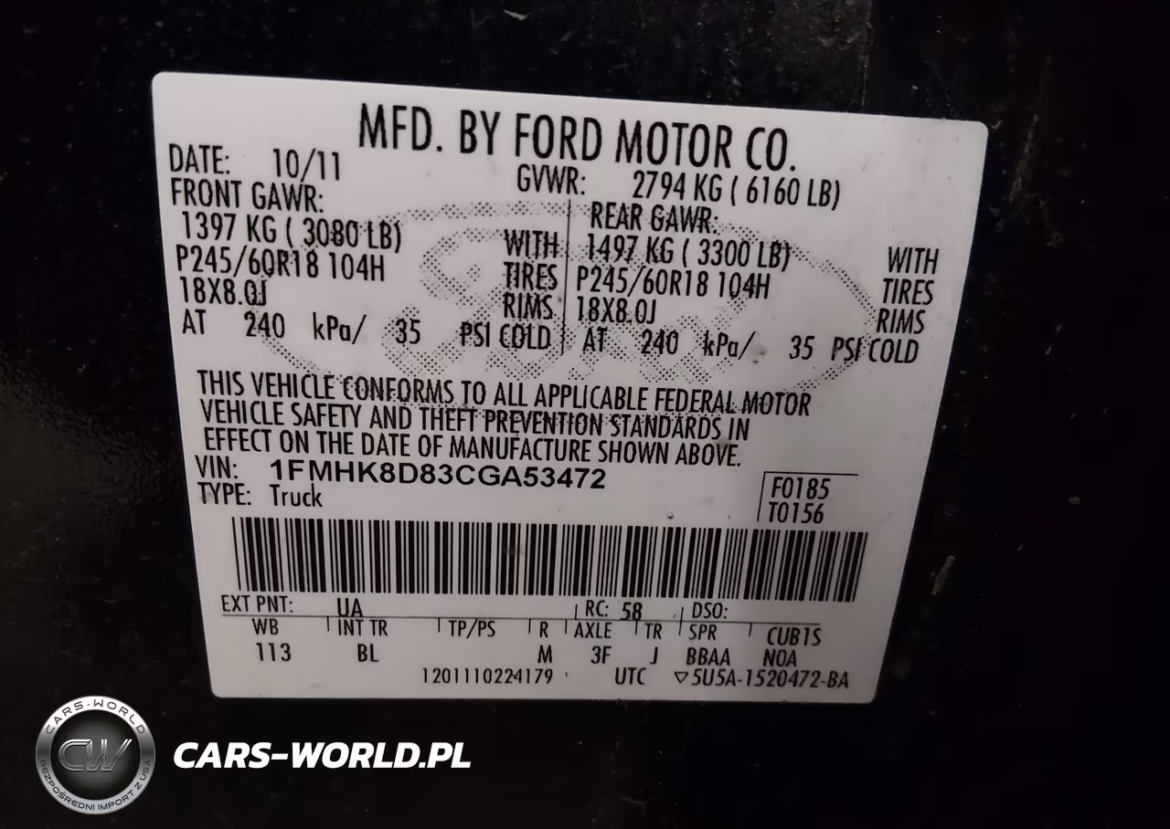 2012 Ford Explorer Xlt VIN:1FMHK8D83CGA53472 - 9