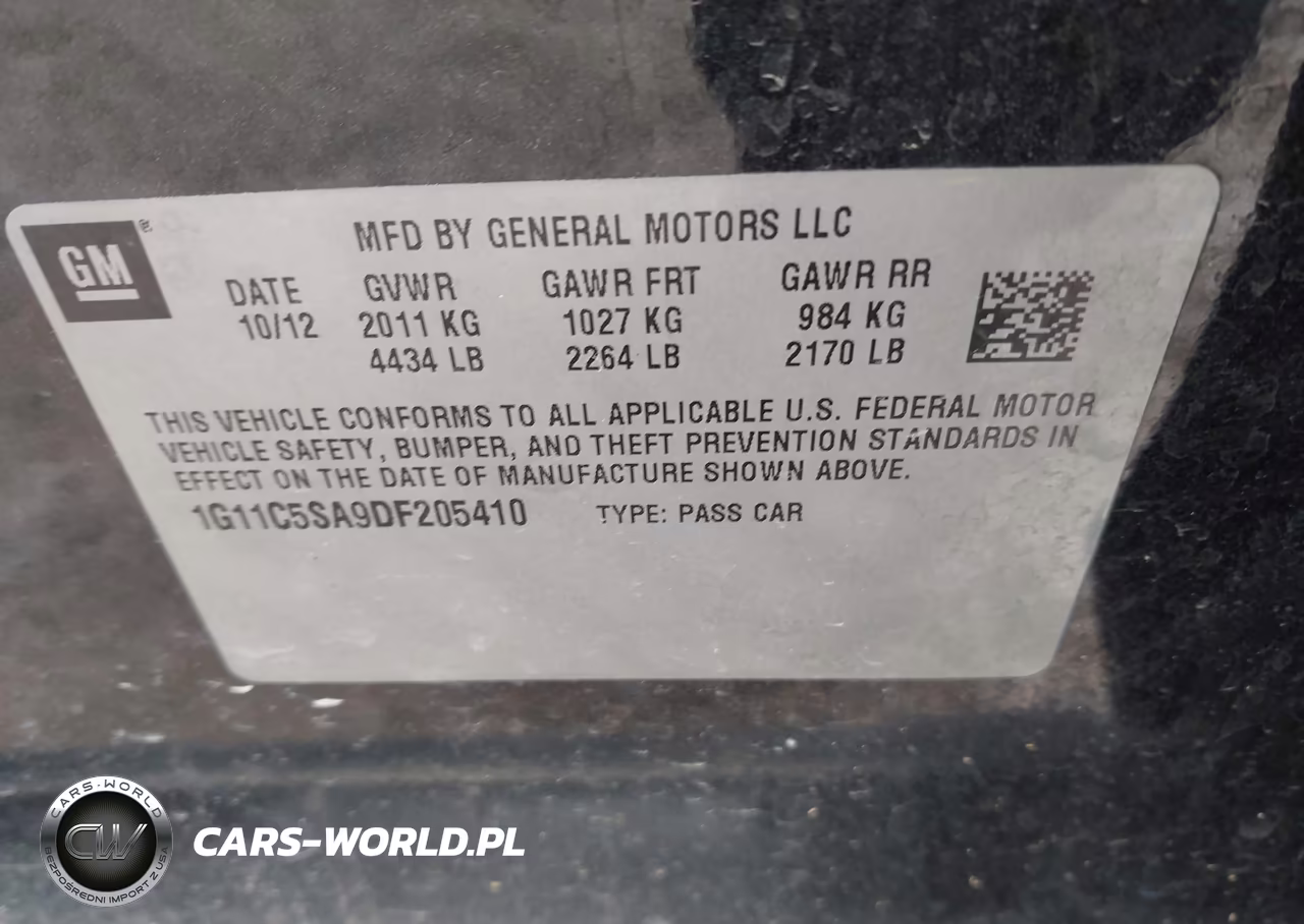 2013 Chevrolet Malibu 1Lt VIN:1G11C5SA9DF205410 - 9