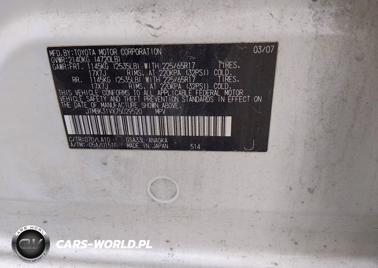 2007 Toyota Rav4 Limited V6 VIN:JTMBK31VX75029520 - 9