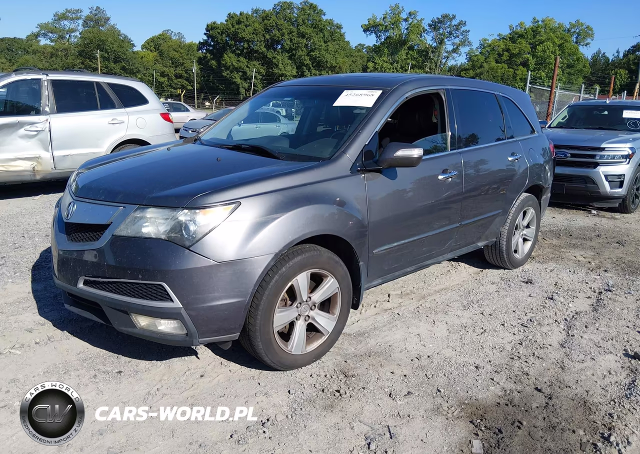 2012 Acura Mdx Technology Package VIN:2HNYD2H33CH517661 - 2