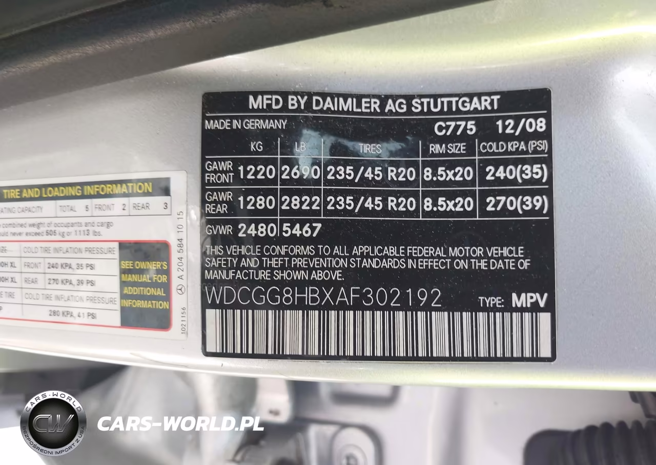 2010 Mercedes-Benz Glk 350 4Matic VIN:WDCGG8HBXAF302192 - 9