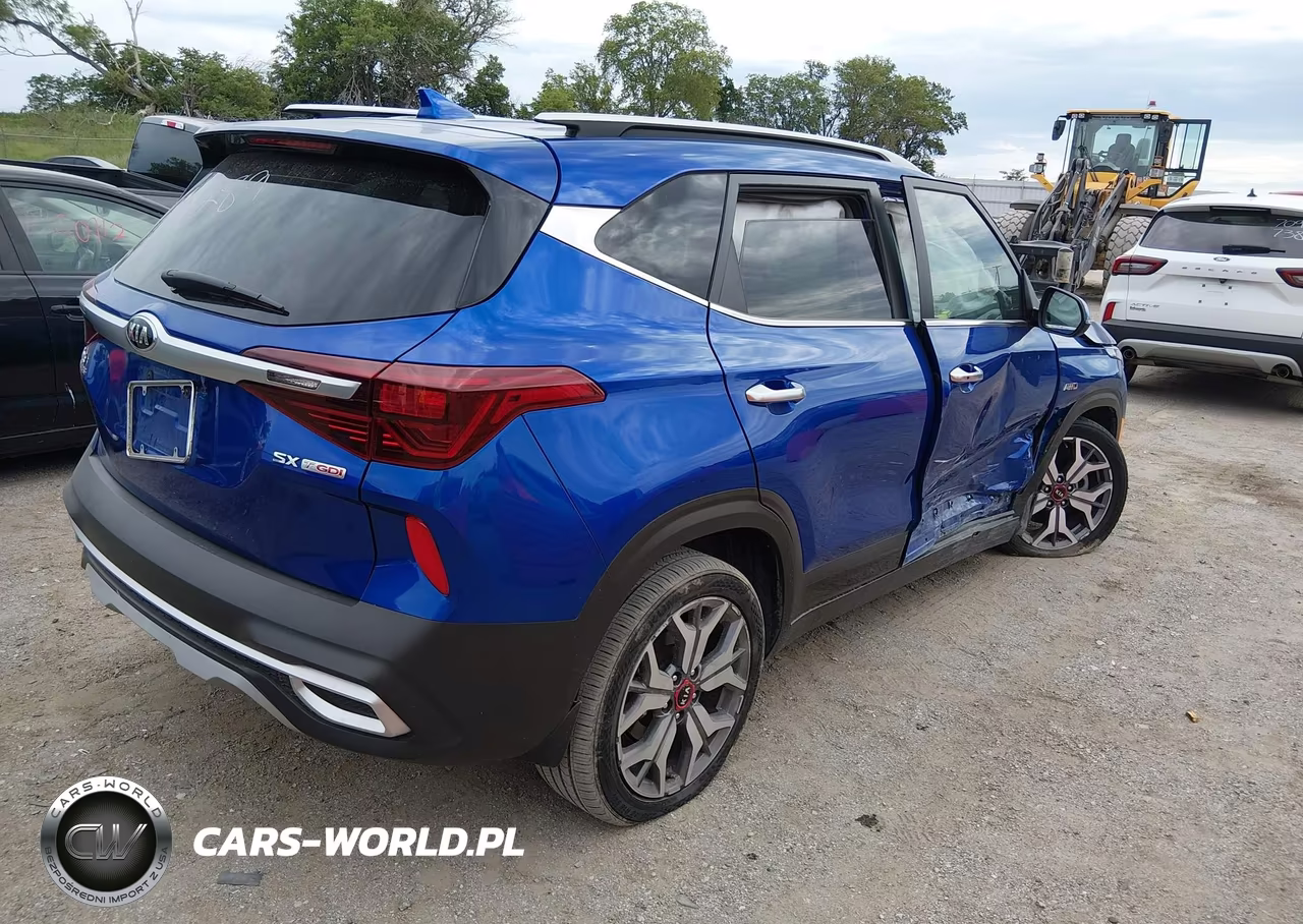 2021 Kia Seltos Sx Turbo VIN:KNDETCA20M7114740 - 4