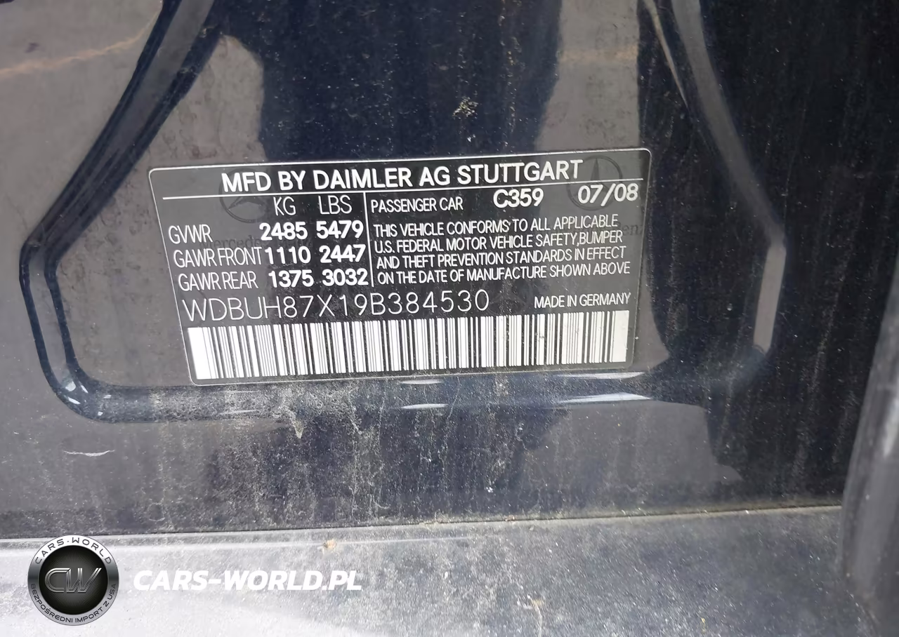 2009 Mercedes-Benz E 350 4Matic VIN:WDBUH87X19B384530 - 9