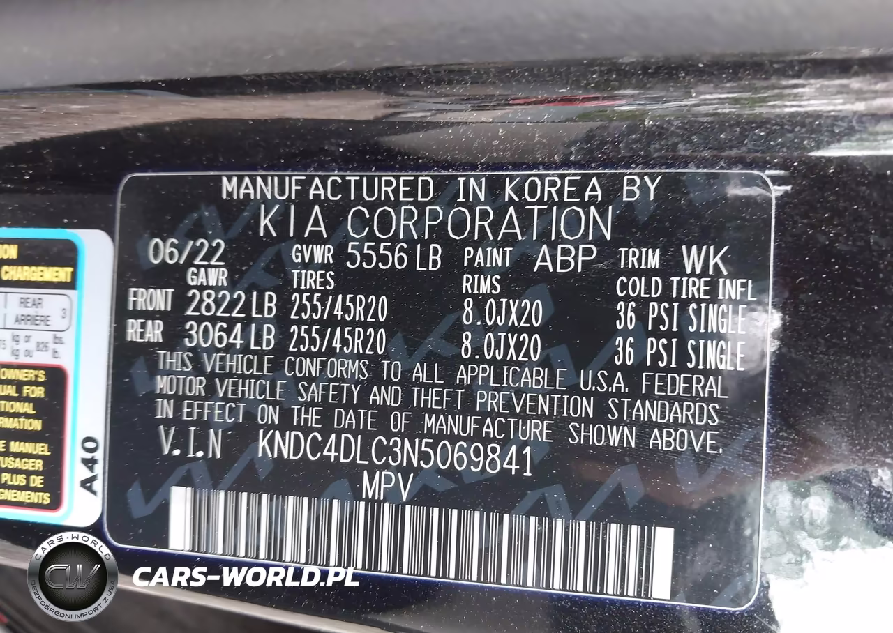 2022 Kia Ev6 Gt-Line VIN:KNDC4DLC3N5069841 - 9