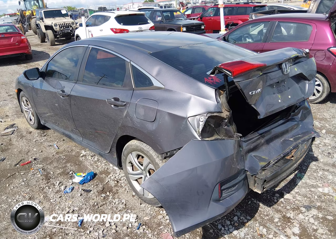 2017 Honda Civic Lx VIN:19XFC2F57HE028400 - 3