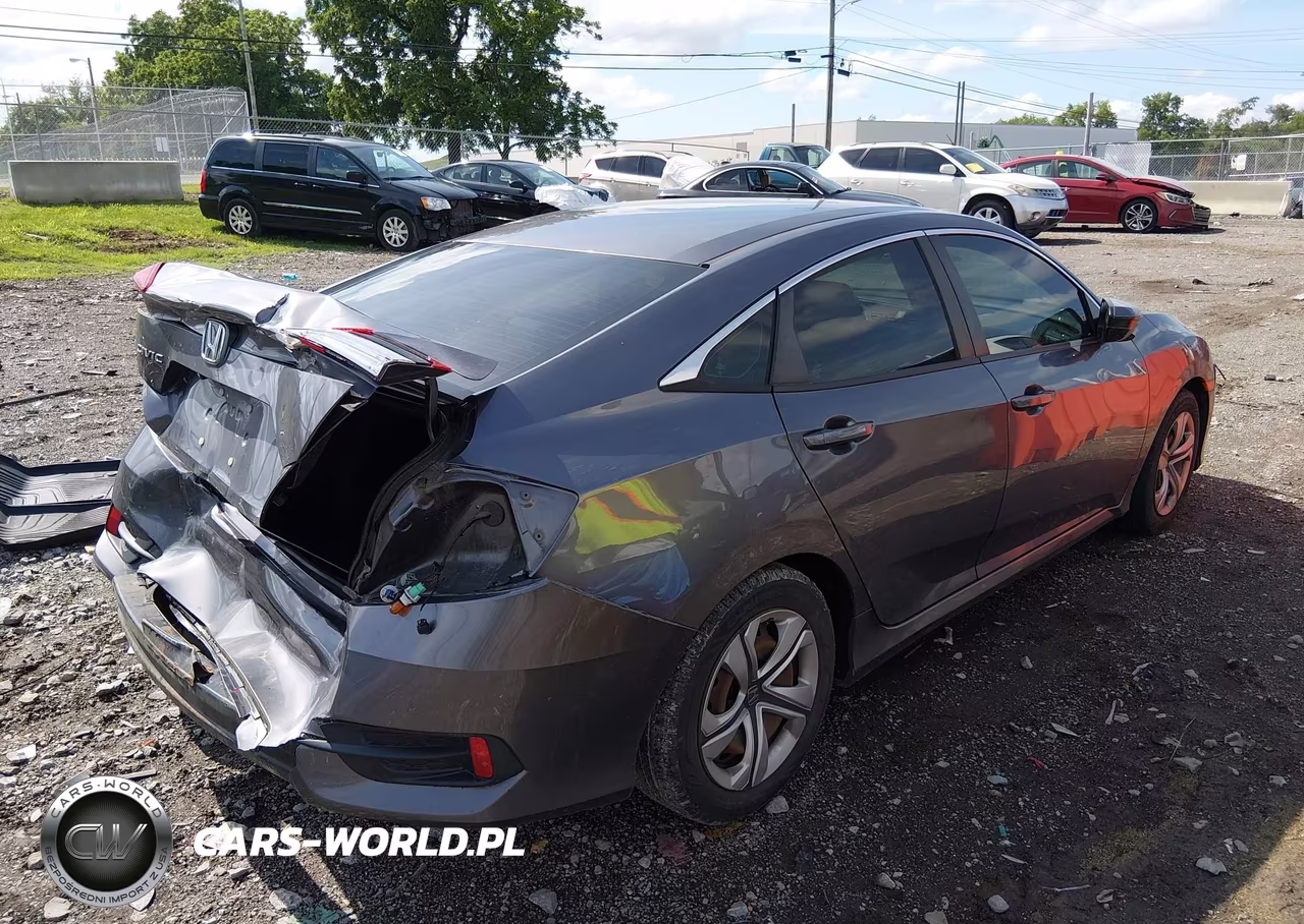 2017 Honda Civic Lx VIN:19XFC2F57HE028400 - 4