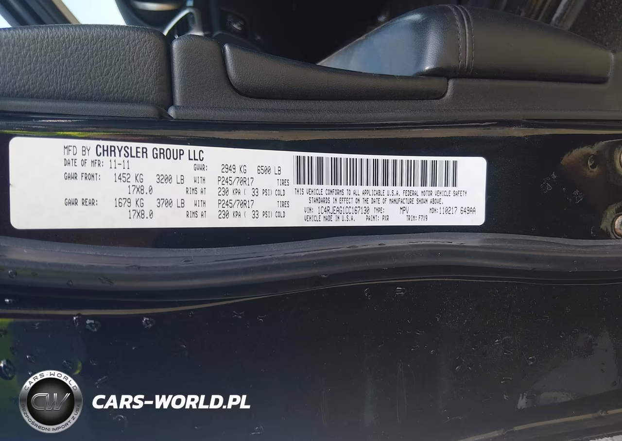 2012 Jeep Grand Cherokee Laredo VIN:1C4RJEAG1CC167130 - 9