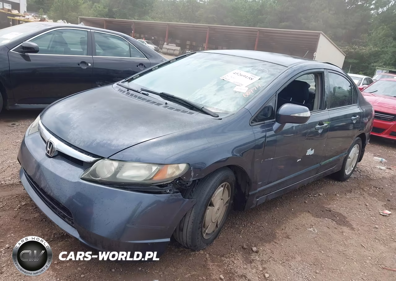 2007 Honda Civic Hybrid VIN:JHMFA36227S007711 - 2