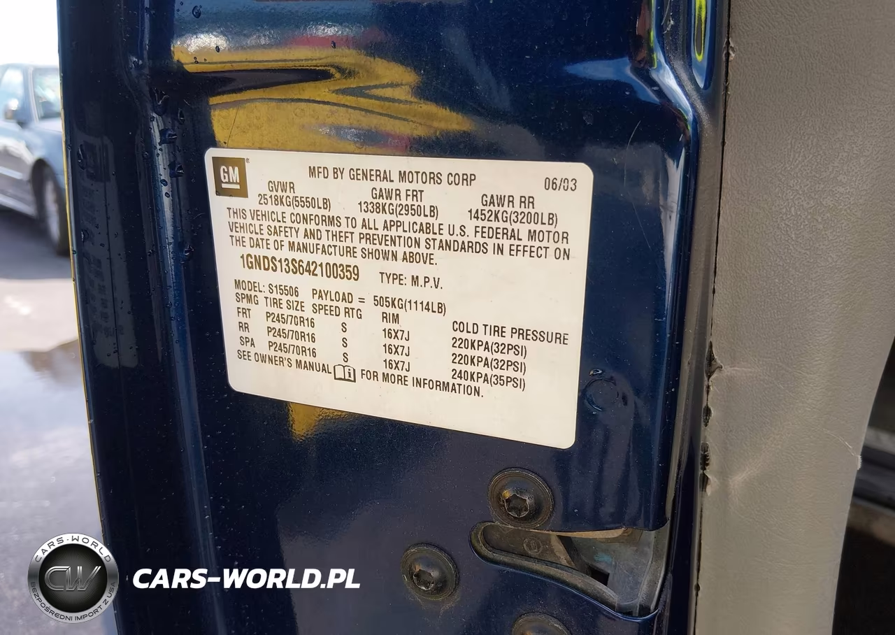 2004 Chevrolet Trailblazer Ls VIN:1GNDS13S642100359 - 9