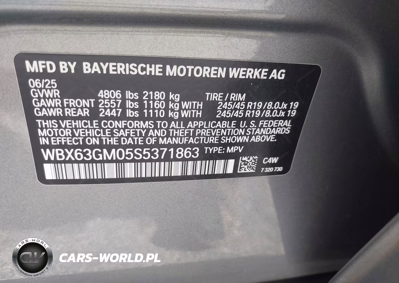 2025 BMW X2 xDrive28I VIN:WBX63GM05S5371863 - 9