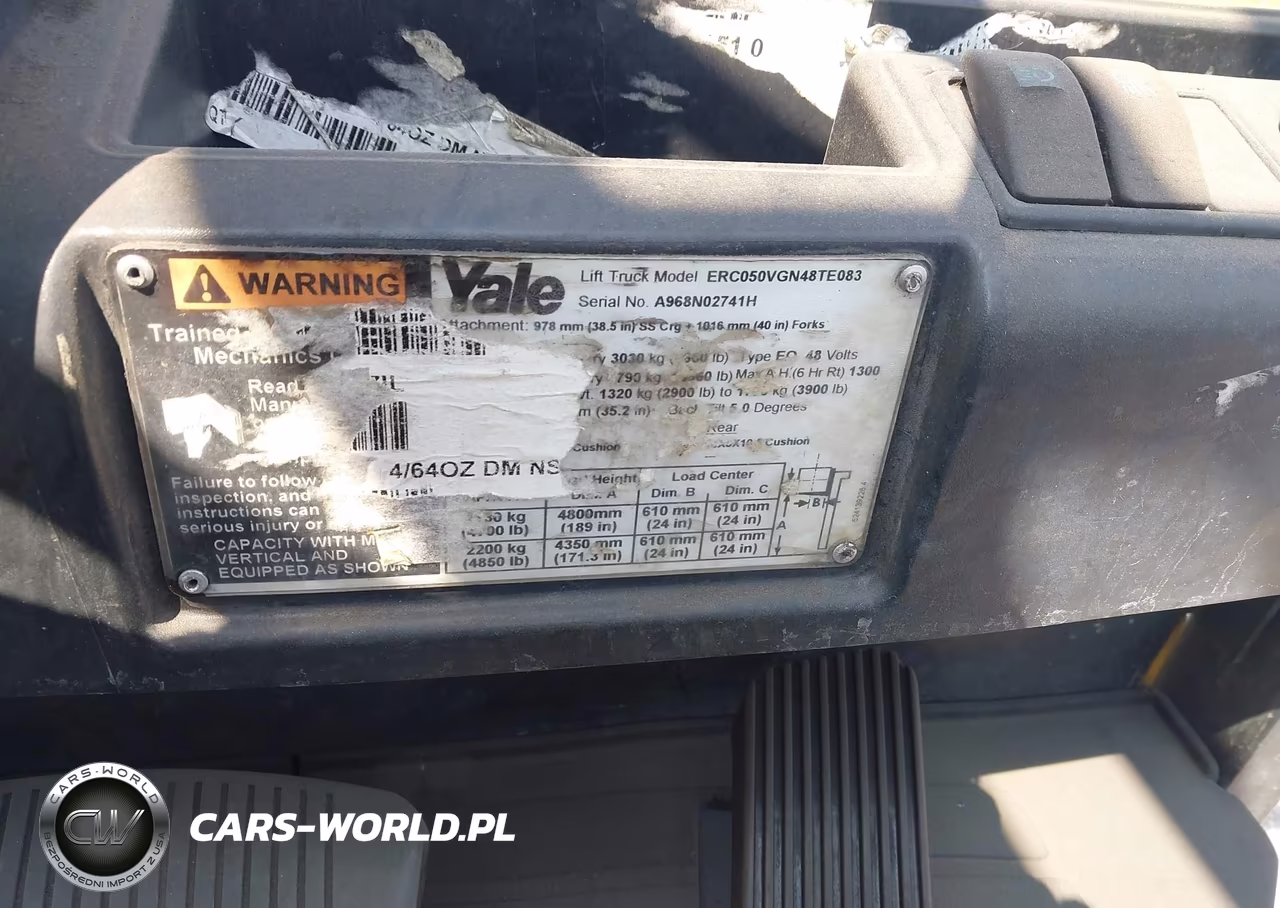 2010 Yale Erc050Vg Forklift VIN:000000A968N02741H - 9
