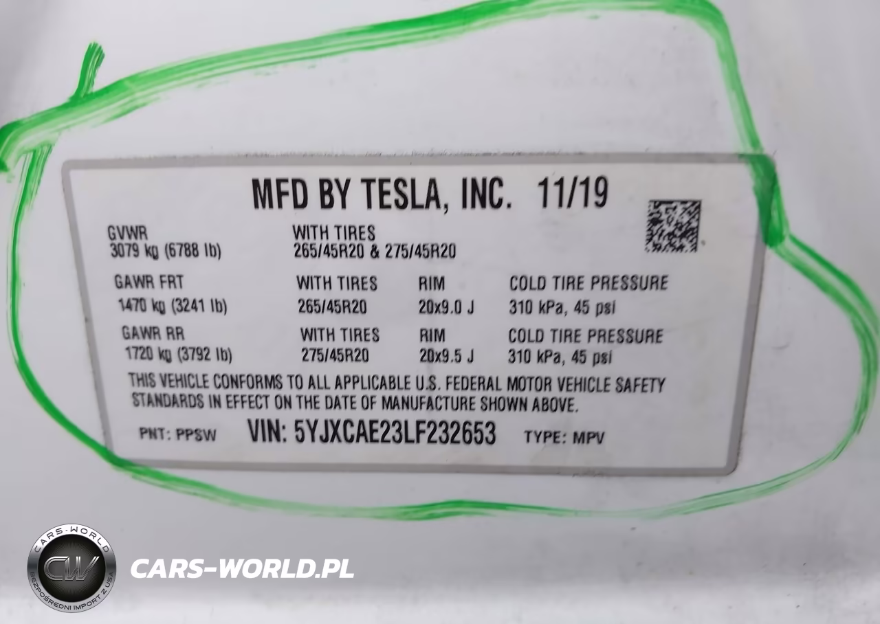 2020 Tesla Model X Long Range Dual Motor All-Wheel Drive-Long Range Plus Dual Motor All-Wheel Drive VIN:5YJXCAE23LF232653 - 9